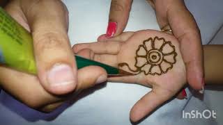 Easy Mehndi Designs for Kids  Quick amp Fun Henna Patterns Tutorial  Gautami Arts [upl. by Yreva]