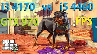 i3 4170 vs i5 4460  GTX 970 GTA 5 CPU TEST 4K VIDEO [upl. by Ahsik974]