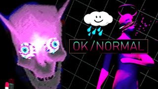 OKNORMAL  THE ODDEST HORROR GAME IVE PLAYED Vaporwave Horror Manly Lets Play [upl. by Sundberg]