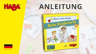 HABA Meine ersten Spiele  Beim Kinderarzt Anleitung [upl. by Hough]