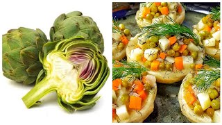 Subtitle Artichoke Sauted in Olive Oil With Potato and Carrots  HEALTHY Turkish Style Artichokes [upl. by Doxia]