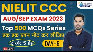 CCC AUG EXAM 2023  DAY05  CCC MOST IMP OBJECTIVE QUESTION  CCC EXAM PREPARATION BY DEVENDRA SIR [upl. by Matta]