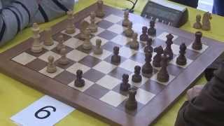 Naer  Grischuk 1 Moscow Chess Blitz 2013 [upl. by Nemraciram]