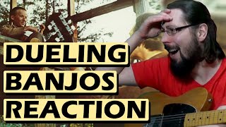 Dueling Banjos Reaction Deliverance  Guitar Tutor Reacts [upl. by Mattland]