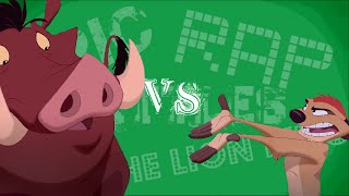 Pumbaa vs Timon  Epic Rap Battles of the Lion King 9 [upl. by Annahsirhc923]