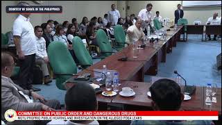 Senate hearing on PDEA leaks [upl. by Inuat665]