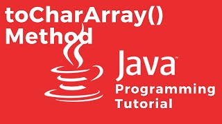 How to convert a String into an Array of characters using the toCharArray method [upl. by Greene358]