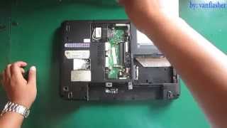 Toshiba Satellite L640 L645 L740 L745 Disassembly [upl. by Eniamert]