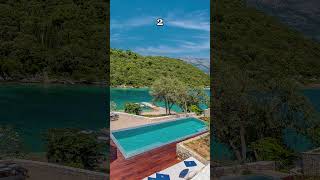 Which villa would you choose to vacation in 🏡 1 2 3 4 ☀️🍸 croatia travel luxuryhomes [upl. by Poliard]