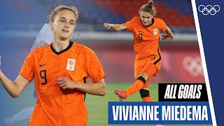 All Vivianne Miedema Olympic goals ⚽️ [upl. by Icram]