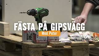 Fästa i gipsvägg  Tips amp råd HORNBACH [upl. by Sikorski]