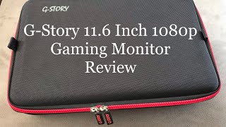 GStory 116 Inch FHD 1080p Portable Gaming Monitor Review PlayStation Classic edition UK [upl. by Ramon]