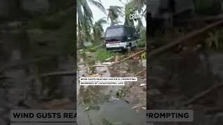 Powerful Super Typhoon ManYi Causes Destruction In Catanduanes Heads For Luzon In Philippines [upl. by Latsyk]