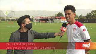 Live siga en vivo la entrevista con Yulian Anchico jugador de Santa Fe [upl. by Waine]