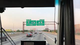 NJ Transit Bus Riding MCI D4500 on Route 113 from Elizabeth NJ to Port Authority Bus Terminal [upl. by Isia]