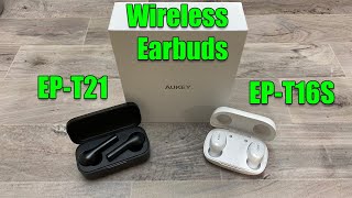 Aukey Wireless Earbuds EPT16S amp EPT21  Review [upl. by Spenser768]