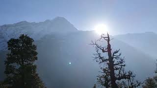 Morning view at the snowline  Hiking part 10  Rishabh kohli [upl. by Ahsias]