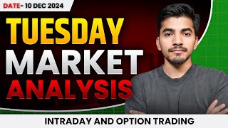 Market Analysis 10 Dec Intraday amp Option Trading Insights for Tuesday [upl. by Noxin]