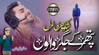 Urdu Ghazal l Heart Touching Ghazal l Patthar Ke Jigar Walo l🎤Salim Quraishi l Mr faizu naat l [upl. by Marietta]