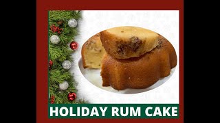 Vanilla Rum Bundt Cake with Butter Rum Syrup [upl. by Waters]