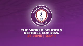 The World Schools Netball Cup 2024 LIVE  Day 1 [upl. by Ilatan]