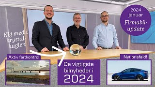 Her er de STØRSTE bilnyheder i 2024 🤩 NYT prisfald på Model Y 😱 Storebælt aktiverer fast fartkontrol [upl. by Novyaj]