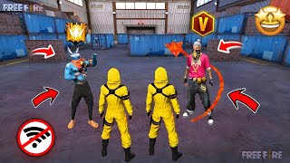 No Internet Prank 🚫  Lone Wolf  Garena Free Fire [upl. by Enirak]