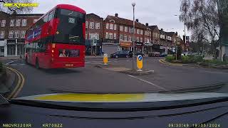 Hendon driving test route 19th march 2024 at 917 am PASS [upl. by Anton58]