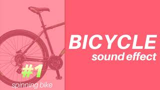 Bicycle Sound Effect  spin bike mountain bike spinning  Part 1 [upl. by Ermina141]