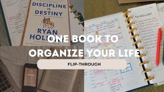 One Book To Organize Your Entire Life Flip Through [upl. by Airasor]