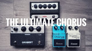 The Ultimate BOSS CE1 Clone Comparison Grobert VS Warm Audio VS Waza Craft [upl. by Gnah]