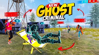 Finally I Got New Ghost Criminal 😱 30 Kills First Solo Vs Squad Gameplay 🎯 Free Fire [upl. by Ahsineb]