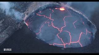 Kīlauea Summit Eruption — Lava Returns to Halemaʻumaʻu [upl. by Aletta]