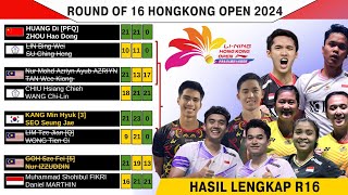 Hasil Semua 16 Besar Hongkong Open 2024 [upl. by Ecirted149]