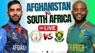 🔴AFG vs SA Live ODI  2nd  Afghanistan vs South Africa Live Cricket Match Today Score amp Commentary [upl. by Aihsirt]