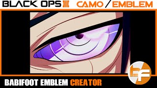 Black Ops 3 Emblem Tutorial 030  Rinnegan Babifoot [upl. by Remington]