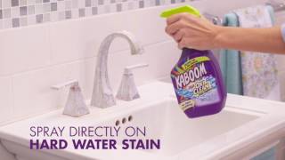 How to Clean Hard Water Stains with Kaboom [upl. by Gensmer]