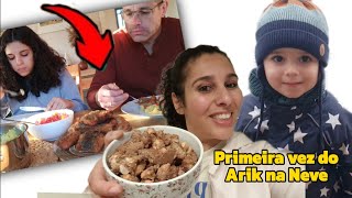 O que cozinho na Alemanha  Almoço da semana  Receita amendoim crocante  Clima de Natal [upl. by Anamuj]