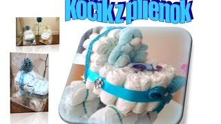 DIY Rýchly a jednoduchý Kočík z plienok Nappy pram How To Make [upl. by Ecidnac519]