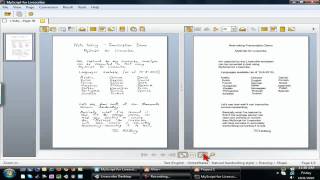 Livescribe  Transcription to Text using MyScript for Livescribe New  HD Version [upl. by Andris]