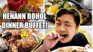 PANGLAO BOHOL  HENANN RESORT DINNER BUFFET  MINI MUKBANG  WALKING AT ALONA BEACH [upl. by Haret]