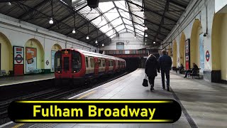 Tube Station Fulham Broadway  London 🇬🇧  Walkthrough 🚶 [upl. by Enrika]