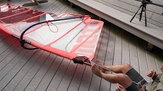 How to Downhaul a Windsurf Sail The Easy Way [upl. by Rifkin]