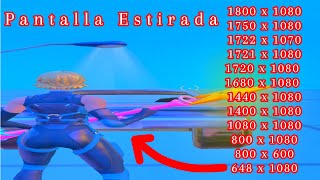 Resolución Estirada Fortnite 12 Opciones de Resolución [upl. by Emixam]