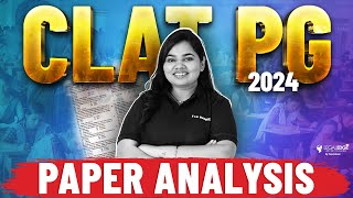 CLAT PG 2024 Paper Analysis  CLAT LLM Exam Question Paper [upl. by Aleek]