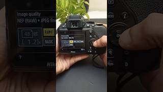 Nikon D3500 camera settings for image quality shorts dslr nikon [upl. by Rennane895]