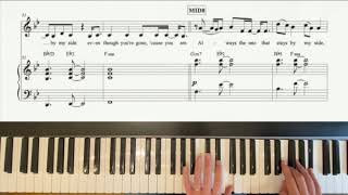 Piano Cover ALWAYS from Feel The Beat with vocal guide by Sofia Carson  with sheet music [upl. by Halivah]