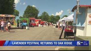 Lavender Festival returns to Oak Ridge [upl. by Lapotin]