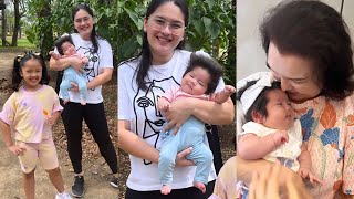 Pauleen Luna Ganito Pala KaHandsON sa mga ANAK nasi Tali at Baby Mochi  Vic Sotto Family Sotto ❤️ [upl. by Nalym]