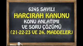 Harcırah Kanunu Madde 21 22 23 24 [upl. by Chute248]